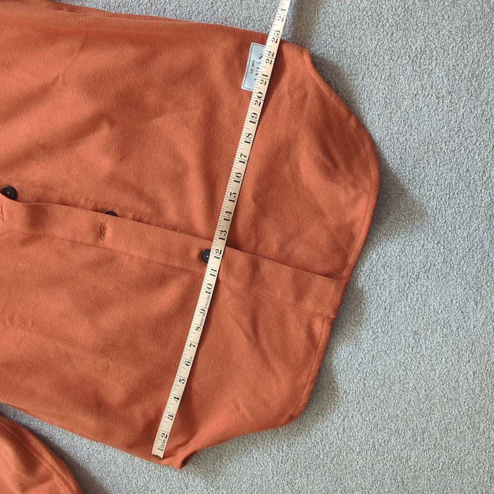 Anián Women's Orange Painters Coat - Picture 6 of 6